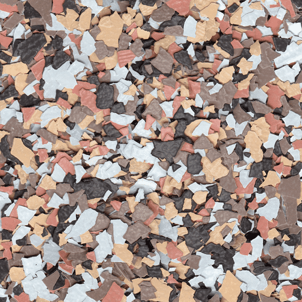 Flesmar Vinyl Chips Blend Samples Terrazzo